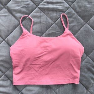 Pink athletic top